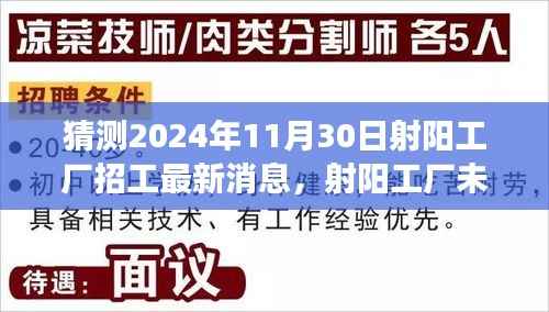 射阳工厂招工最新动态,展望2024年招工趋势及未来预测(独家猜测)